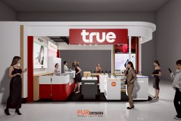 ออกแบบ ผลิต และติดตั้งร้าน : ร้าน True Partner Lotus คลอง 2 ลำลูกกา จ.ปทุมธานี